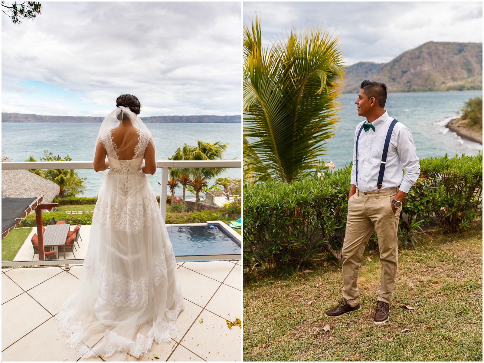 This couple got married in an airbnb on a lake in Nicaragua.