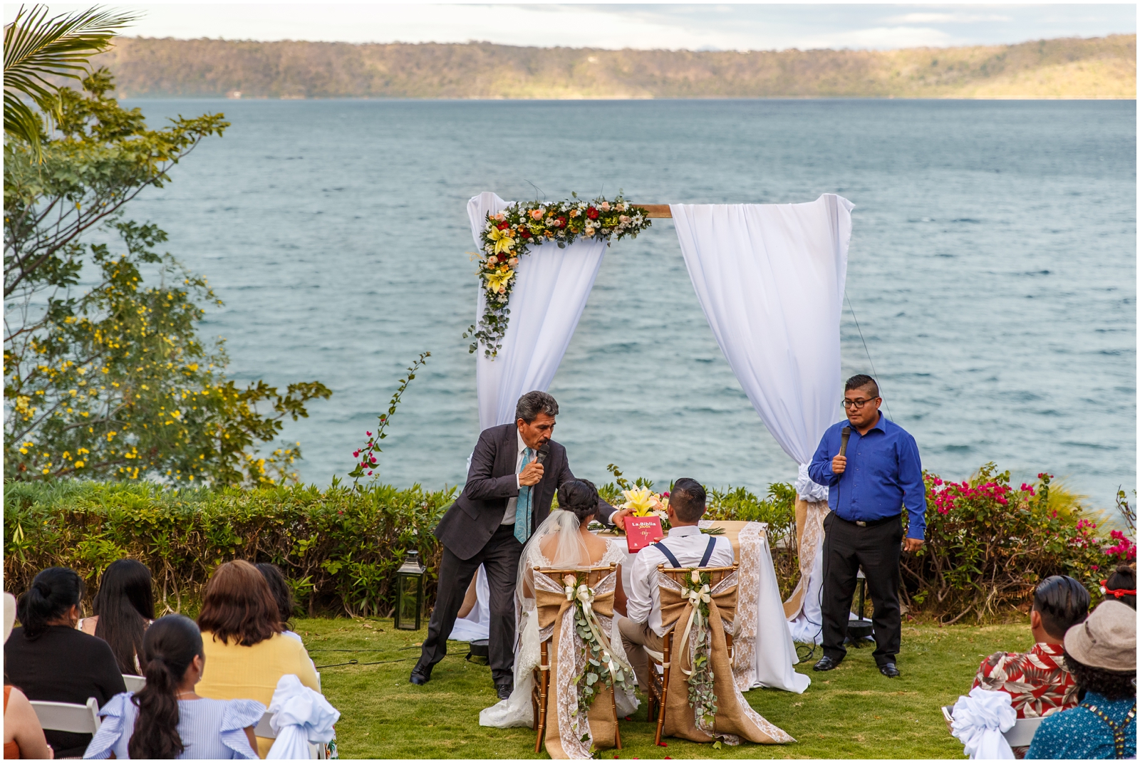 Special moments from a lake front airbnb wedding in Nicaragua.