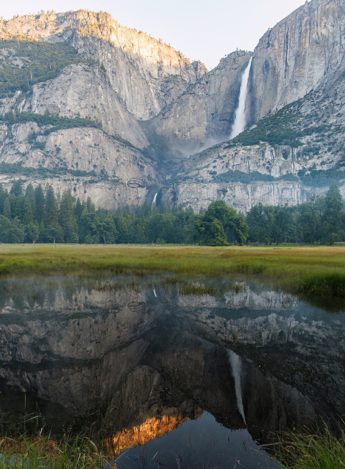 photo of waterfalls in Yosemite 