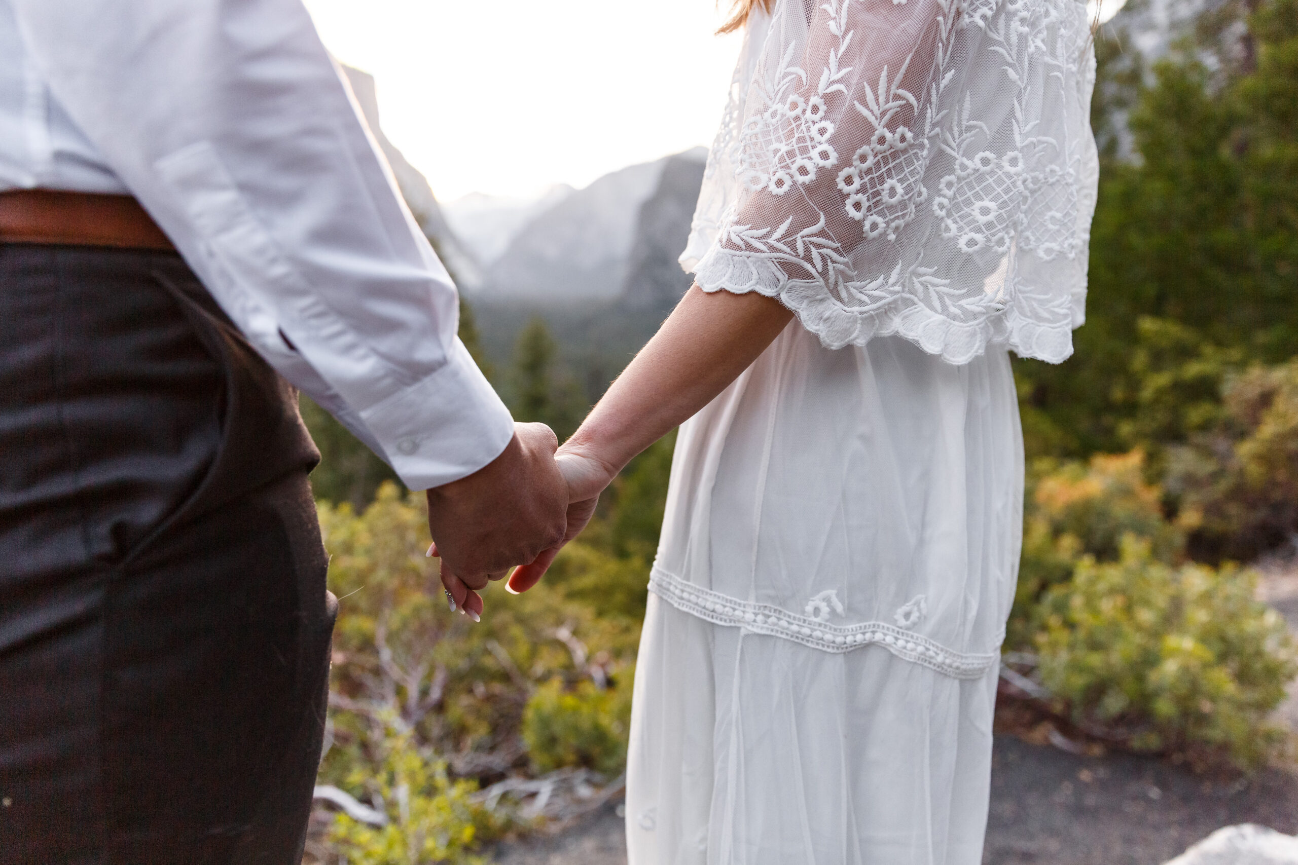 newly married couples holding hands during their After Wedding Photoshoot