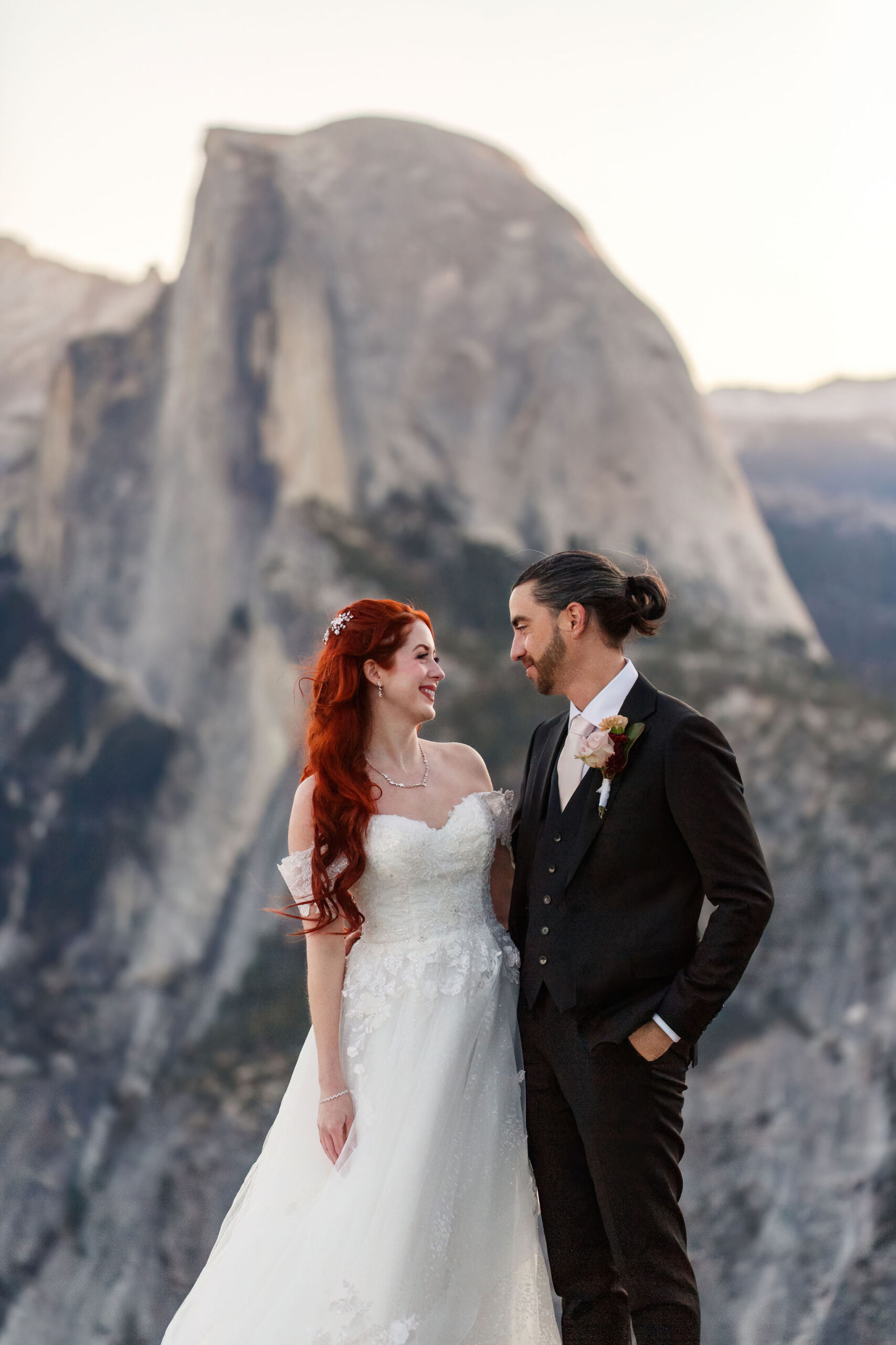 bride and groom portraits 