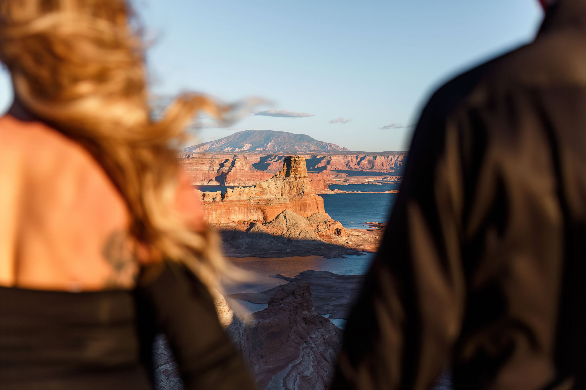 the view of the scenery at these Utah engagement photos