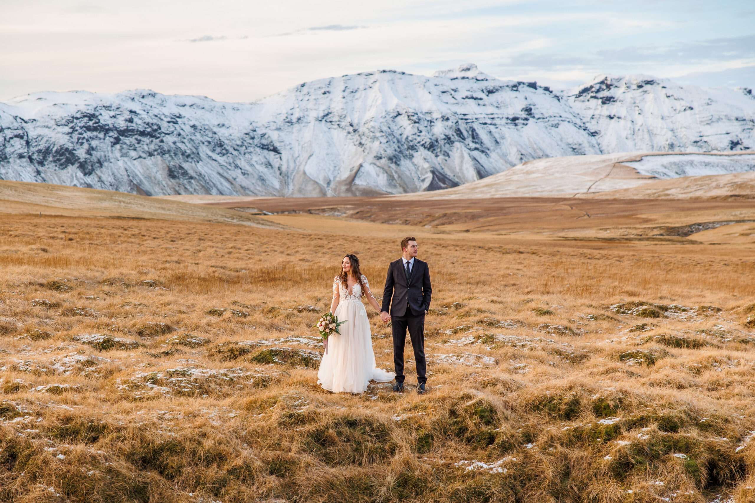 a mountain elopement in Iceland