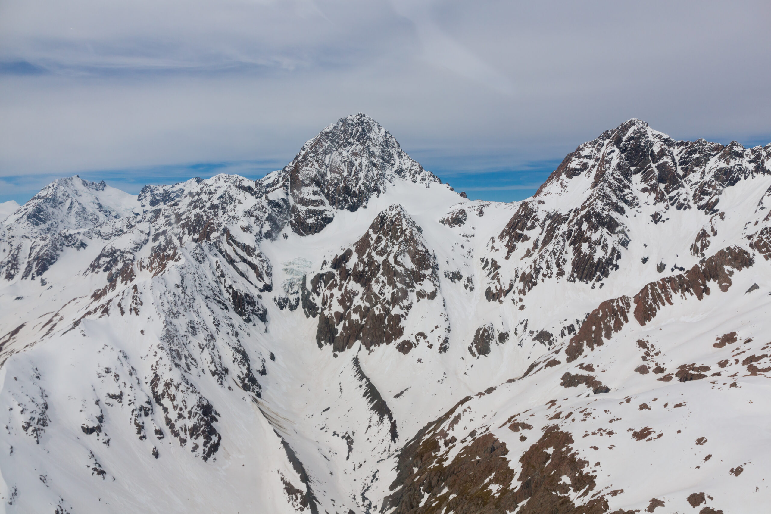 snow capped mountains in NZ